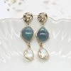 Mooch..... New Arrivals Peace Of Mind Gold Plated Mixed Stone And Crystal Drop Earrings 1 Mooch..... New Arrivals Peace Of Mind Gold Plated Mixed Stone And Crystal Drop Earrings