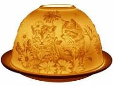 Mooch-andover Light-Glow Kitten Tealight Candle Holder