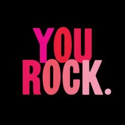 Mooch..... Quotable Greetings Card - You Rock.