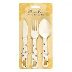 Mooch..... Eco Bamboo Bee Cutlery Set New Arrivals