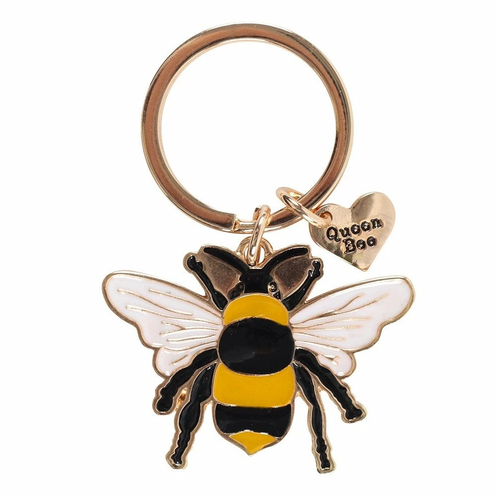 Mooch..... Enamel Queen Bee Keyring Mooch..... Enamel Queen Bee Keyring