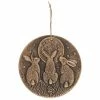 Mooch..... Moongazing Hares Plaque - Bronze