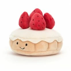 Mooch-andover Jellycat Pretty Patisserie Tarte Aux Fraises Gifts For Teachers