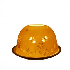 Mooch-andover Light-Glow Busy Bees Tealight Candle Holder