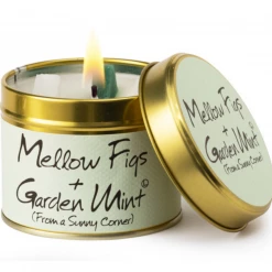 Mooch-andover Home Fragrance Lily Flame Mellow Figs & Garden Mint Candle