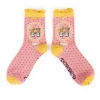 Mooch-andover Powder Monogram Socks H