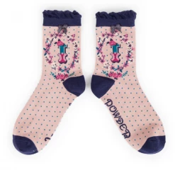 Mooch-andover Powder Monogram Socks I