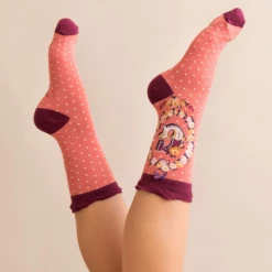 Mooch-andover Powder Monogram Socks G