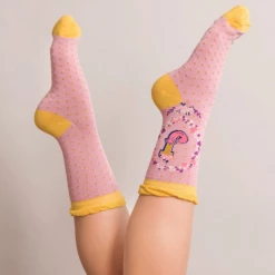 Mooch-andover Powder Monogram Socks J