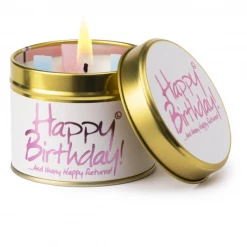Mooch-andover Lily Flame Happy Birthday Candle Home Fragrance