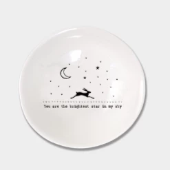 Mooch-andover East Of India Porcelain Wobbly Bowl - Medium "Brightest Star"