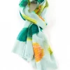 Mooch-andover Ikat Scarf - Green Scarves, Gloves & Headbands 1 Mooch-andover Ikat Scarf - Green Scarves, Gloves & Headbands
