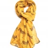 Mooch-andover Zebra Scarf - Mustard Scarves, Gloves & Headbands