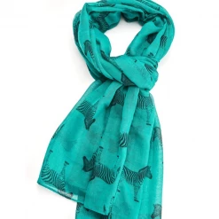 Mooch-andover Zebra Scarf - Green