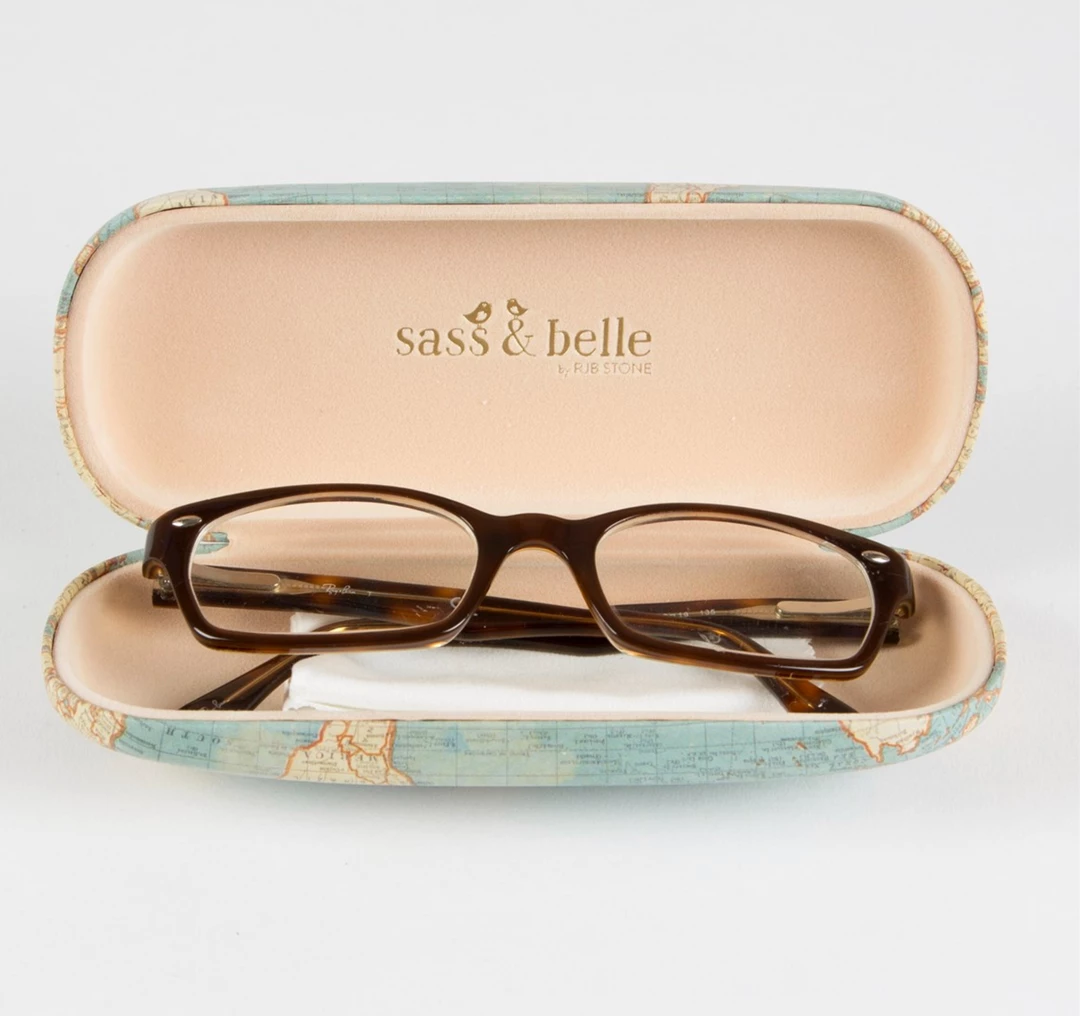 Mooch..... Gifts For Teachers Sass & Belle Vintage Map Glasses Case Mooch..... Gifts For Teachers Sass & Belle Vintage Map Glasses Case