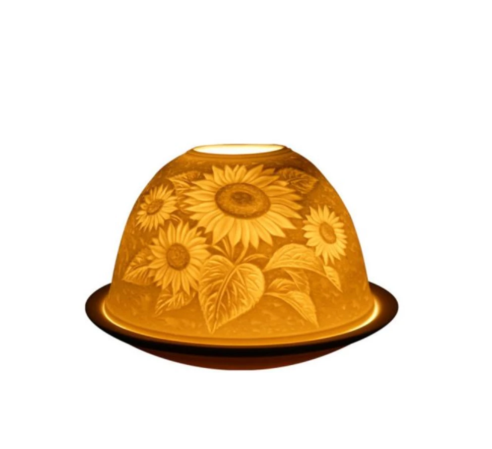 Mooch-andover Light-Glow Sunflower Tealight Candle Holder Garden Mooch-andover Light-Glow Sunflower Tealight Candle Holder Garden