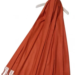 Mooch-andover Scarves, Gloves & Headbands Super Soft Plain Pashmina Tassel Scarf