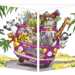 Mooch..... Greetings Cards Sophie Turrel Folding Greetings Card - The Tribe CT281