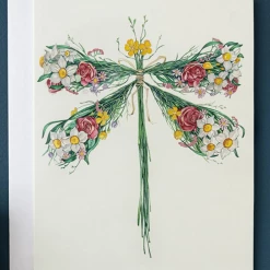 Mooch..... Daniel Mackie Dragonfly Greetings Card Greetings Cards