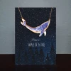 Mooch..... New Arrivals Greetings Card & Wooden Necklace - Whale
