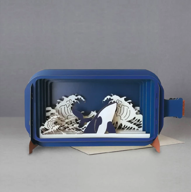 Mooch..... Greetings Cards Message In A Bottle Greetings Card - Whale Mooch..... Greetings Cards Message In A Bottle Greetings Card - Whale
