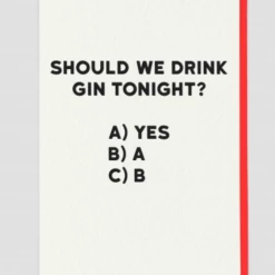 Mooch..... Greetings Card Holy Flaps ‘Should We Drink Gin Tonight?..." Greetings Cards