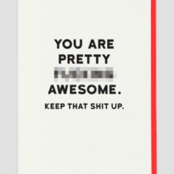 Mooch..... Greetings Cards Greetings Card Holy Flaps ‘You Are Pretty F*****g Awesome.....