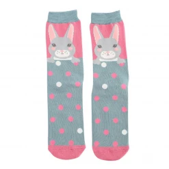 Mooch-andover Miss Sparrow Bamboo Ladies Socks - Bunny Pink