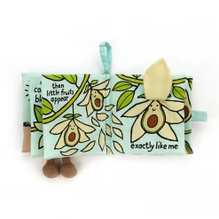 Mooch-andover Jellycat Avocado Fabric Book Baby Gifts
