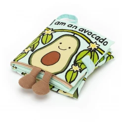 Mooch-andover Jellycat Avocado Fabric Book Baby Gifts