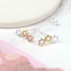 Mooch..... Peace Of Mind Sterling Silver Triple Star Stud Earrings Jewellery