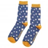 Mooch-andover Gifts For Teachers Mr Heron Bamboo Mens Socks - Stars Navy
