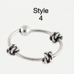 Mooch..... Sterling Silver Nose Ring - Bali Style Jewellery