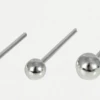 Mooch..... Sterling Silver Nose Stud - Plain Silver Ball