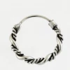 Mooch..... New Arrivals Sterling Silver Rope Twist Hoop Earring - 10mm