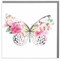 Mooch..... New Arrivals Lola Design Greetings Card - Pink Butterfly
