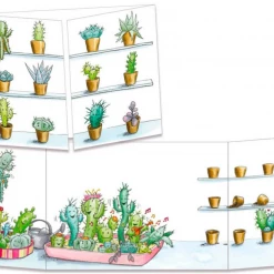Mooch..... Sophie Turrel Folding Greetings Card - Cacti CT323 Greetings Cards