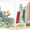 Mooch..... Sophie Turrel Folding Greetings Card - Fox In The Library CT322