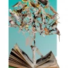 Mooch..... Greetings Card - Roger La Borde Cut Out Card - Book With Birds On Tree Gifts For Teachers