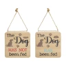 Mooch..... "The Dog Has Been Fed/Has Not Been Fed" Reversible Sign New Arrivals