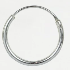 Mooch..... Silver Sleeper Hoop Earring - Plain