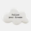 Mooch-andover East Of India Porcelain Cloud Token-Follow Your Dreams New Arrivals