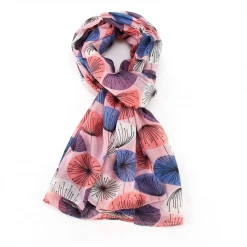 Mooch-andover Scarf - Scandi Dandelion Pink Scarves, Gloves & Headbands