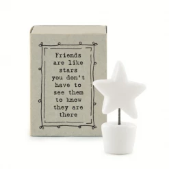 Mooch..... New Arrivals East Of India Matchbox Star - "Friends Are Like Stars...."