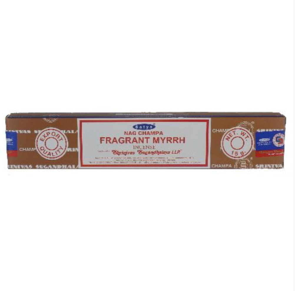 Mooch-andover Satya Nag Champa Incense Sticks 15g - Fragrant Myrrh Mooch-andover Satya Nag Champa Incense Sticks 15g - Fragrant Myrrh