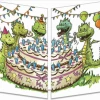 Mooch..... Sophie Turrel Folding Greetings Card - Dragon Party CT265 Greetings Cards