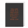 Mooch..... Greetings Cards Greetings Card - Lagom Mini Card- You Are Now Old And Wise...Like Yoda...