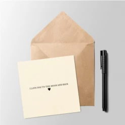 Mooch..... Greetings Card - "I Love You To The Moon And Back" Greetings Cards