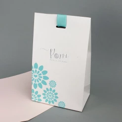 Mooch..... Peace Of Mind Rose Gold Heart And Silver Plated Square Drop Earrings Jewellery