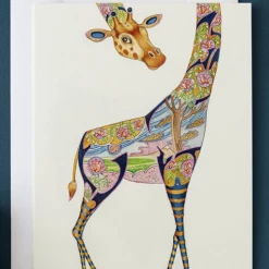 Mooch..... Daniel Mackie Giraffe Greetings Card